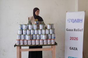 إنقاذ الأجيال الصغيرة: كيف تُؤمّن مؤسسة إجابة حليب الأطفال للرضع والأسر في مخيمات غزة؟